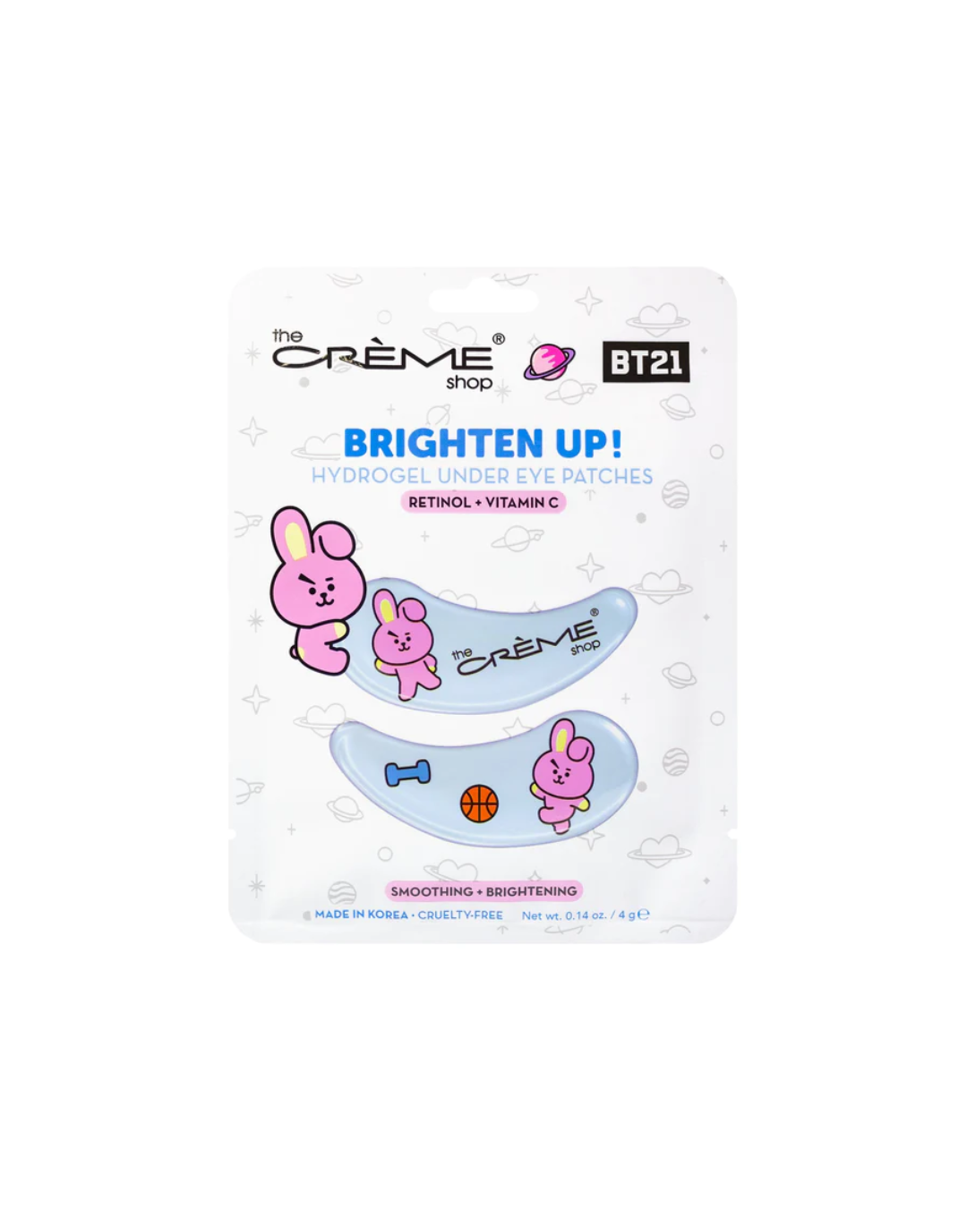 The Creme Shop x BT21 Hydrogel Undereye Patch | Brighten Up
