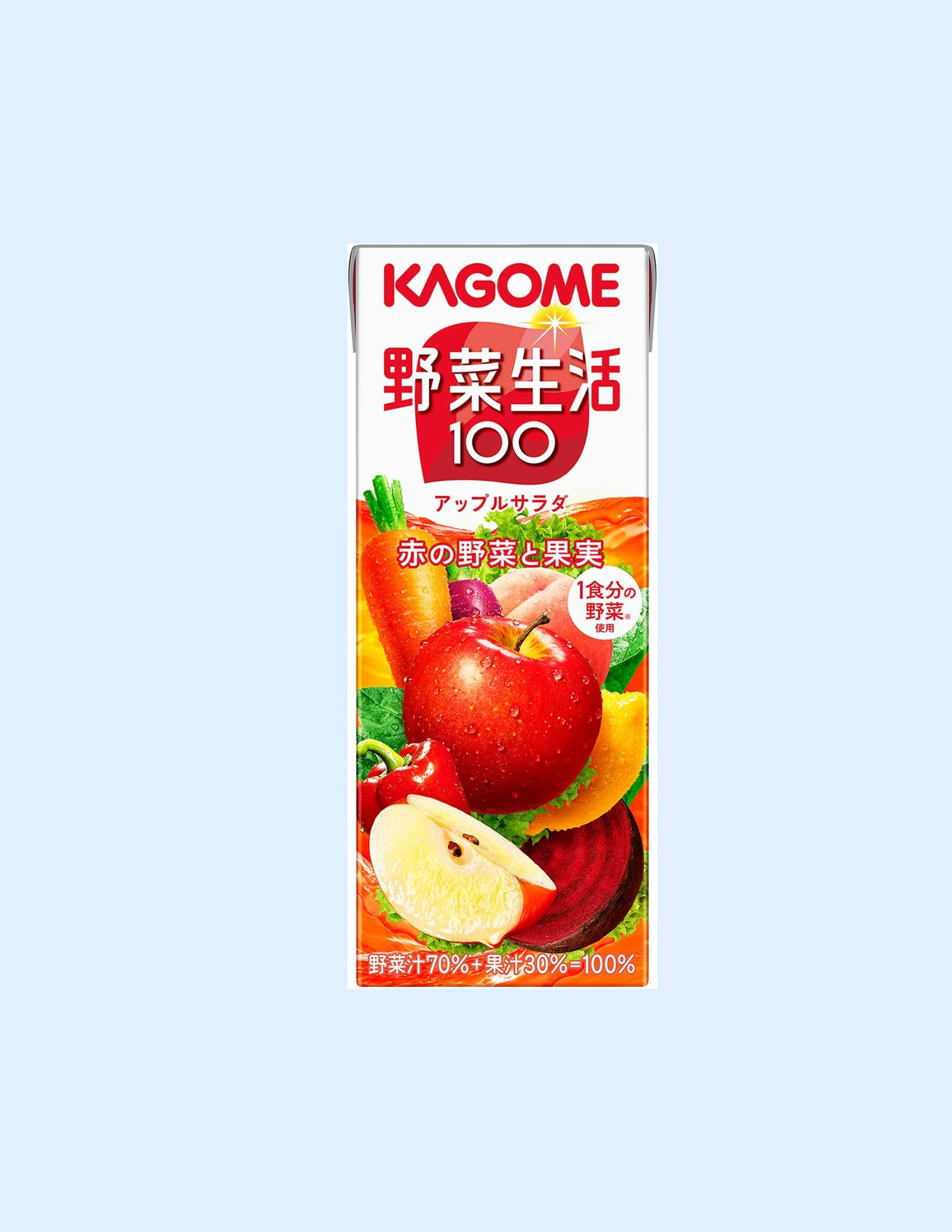 Kagome Vegetable Life 100 Apple Salad Juice