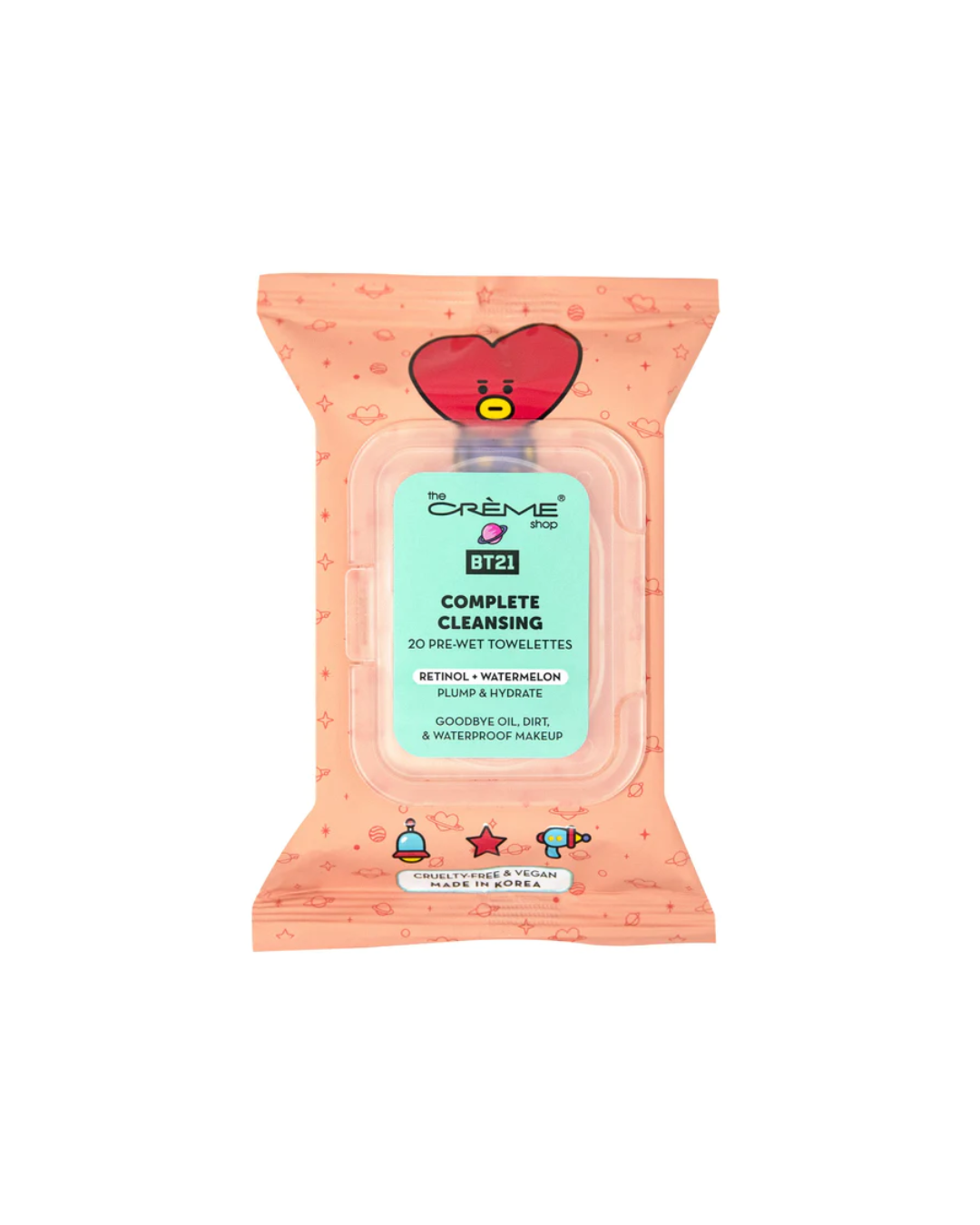 The Creme Shop x BT21 Complete Cleansing Towelettes | Tata