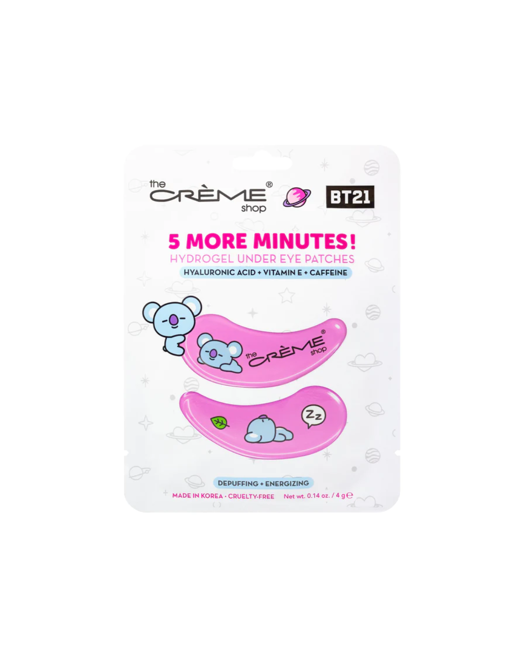 The Creme Shop x BT21 Hydrogel Undereye Patch | 5 More Minutes