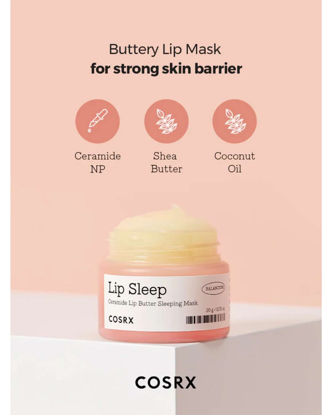 COSRX Balancium Ceramide Lip Butter Sleeping Mask