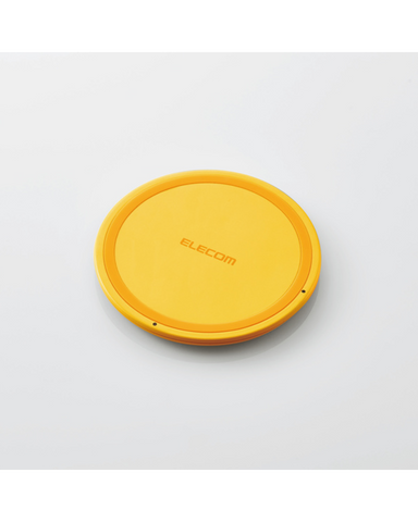 Elecom Qi-Standard Yellow Wireless Charger (5W)