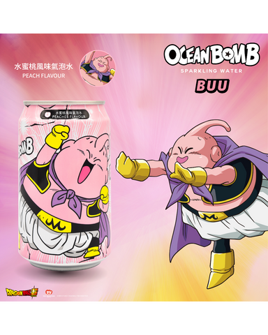Ocean Bomb x Dragon Ball Super Sparkling Water