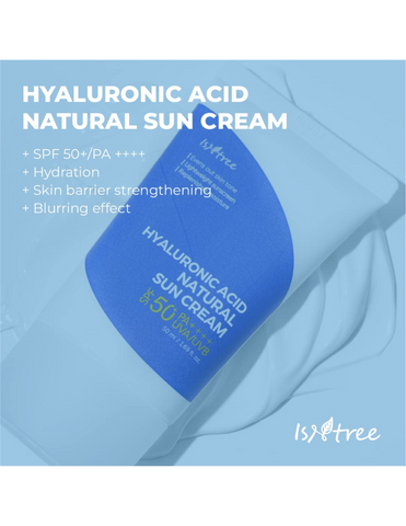 Isntree Hyaluronic Natural Sun Cream - Unique Bunny