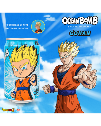 Ocean Bomb x Dragon Ball Super Sparkling Water
