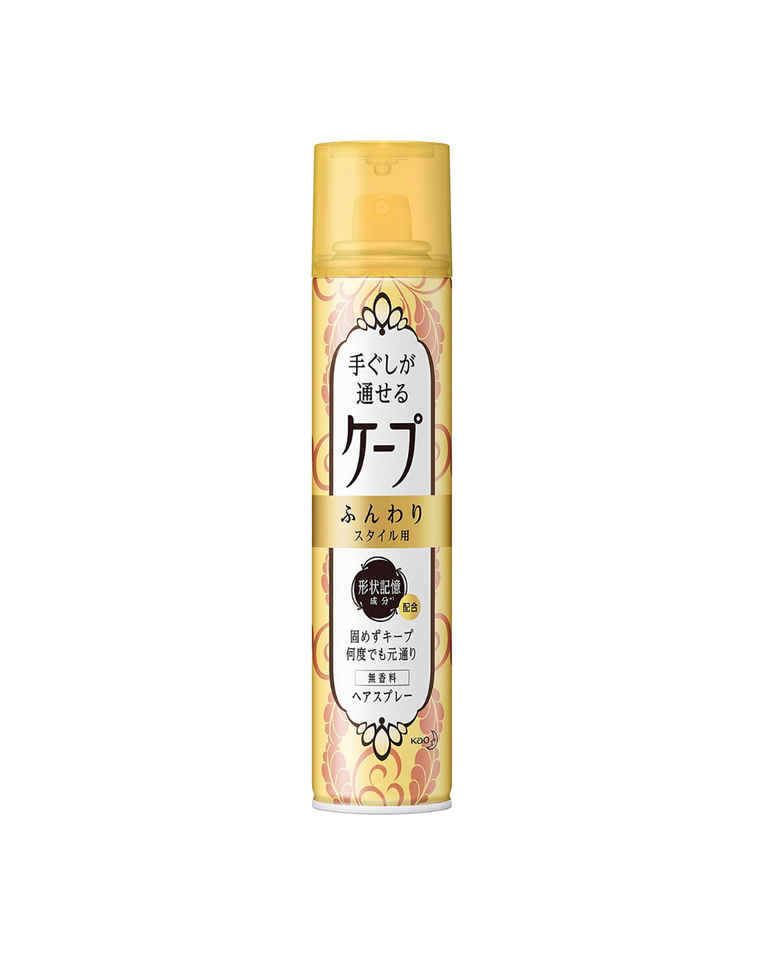 Kao Cape Hair Spray Finger Comb Volume-Style (Unscented)