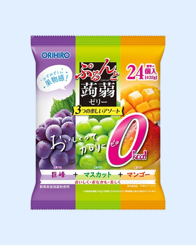 Orihiro Grape & Muscat & Mango 0kcal Jelly