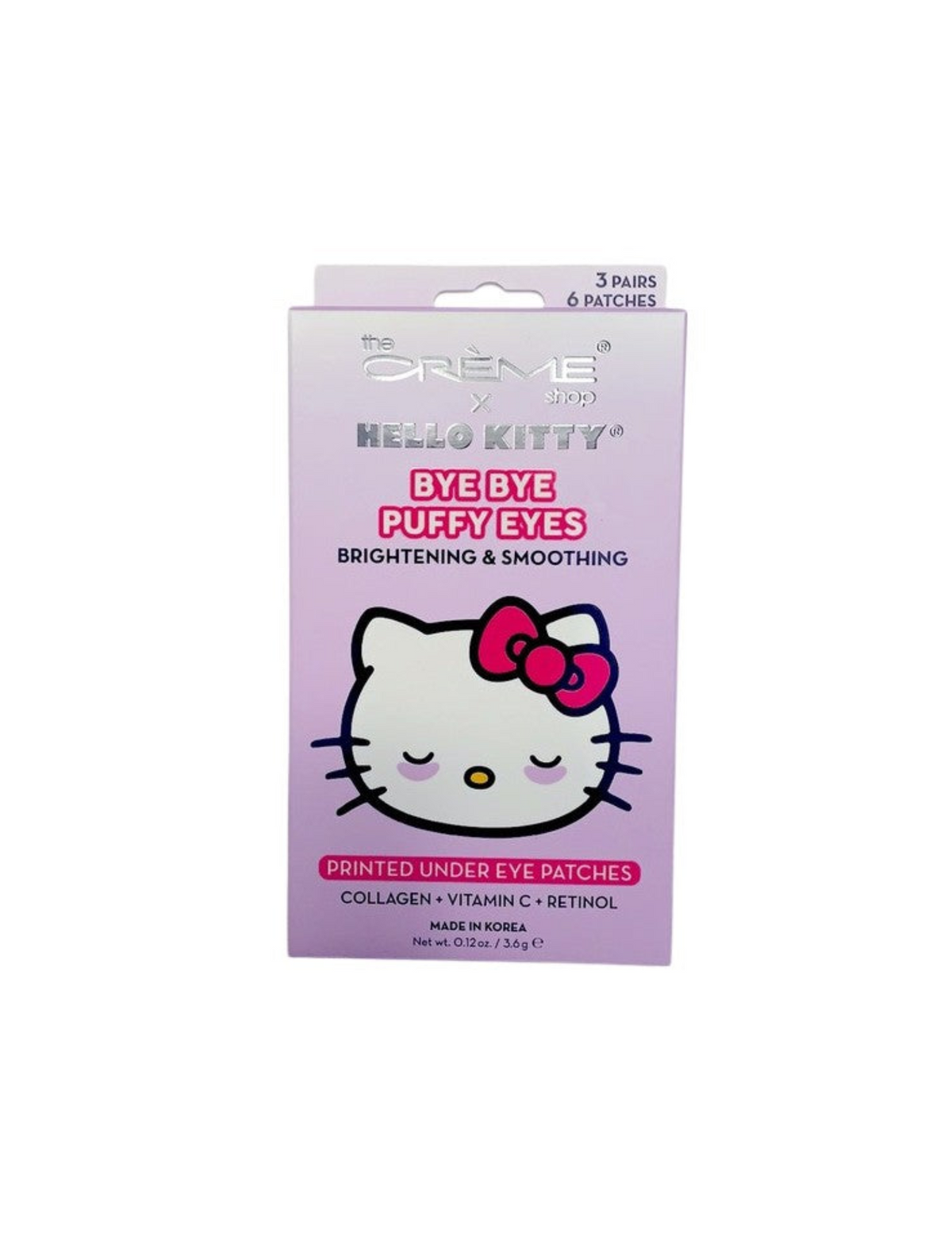 The Creme Shop x Hello Kitty Bye Bye Puffy Eyes Printed Under Eye Patches